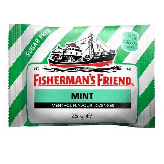 Fisherman's Friend Lozenges 25g Mint Sugar Free