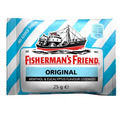 Fisherman's Friend Lozenges 25g Original No Added Sugar (blue)