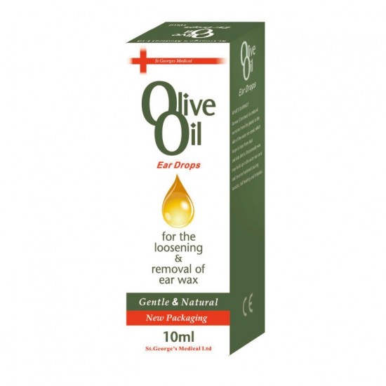 St Georges Medical Olive Oil Ear Drops 10ml