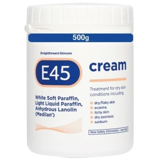 E45 Dermatological Cream 500g (tub)