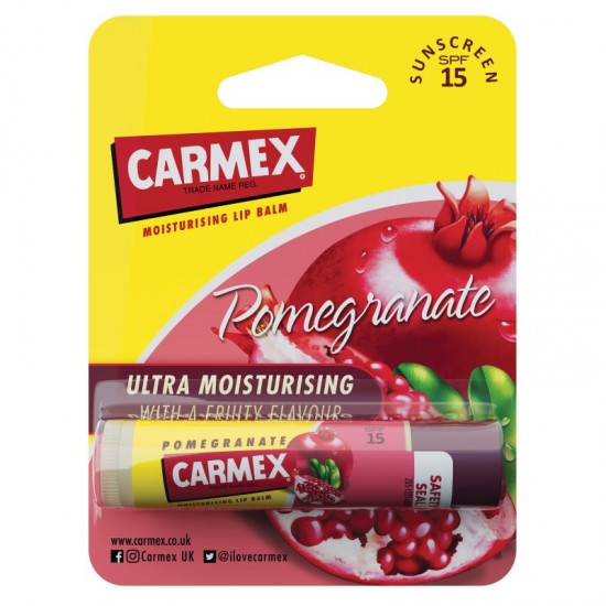 Carmex Lip Balm Stick 4.25g Premium Pomegranate