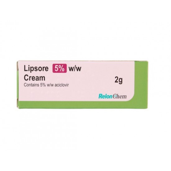 Lipsore 5% w/w Cream 2g