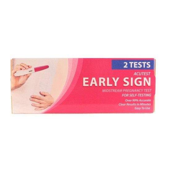 **Early Sign Midstream Pregnancy Test 2 Tests