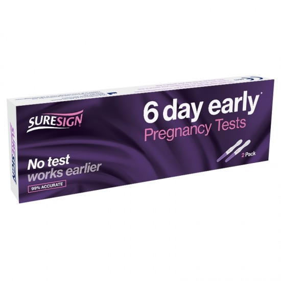 Suresign 6 Day Early Pregnancy Test 2 Tests