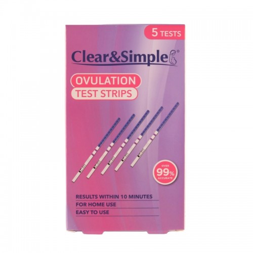 Clear & Simple Ovulation Test Strips 5's