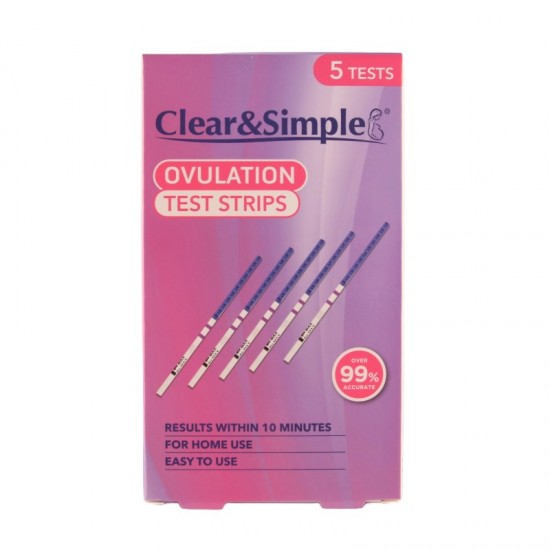 Clear and Simple Ovulation Test Strips 5's