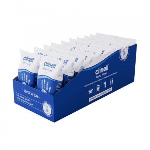 Clinell Antimicrobial Hand Wipes 8's CAHW8F20