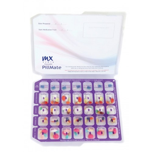 Smart Pak MX Penta Disposable Pill Boxes 50 (40031)