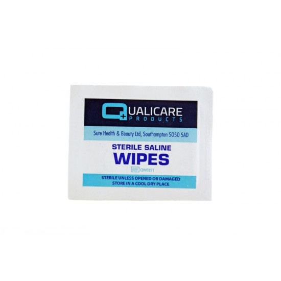 Qualicare Sterile Saline Wipes 100's