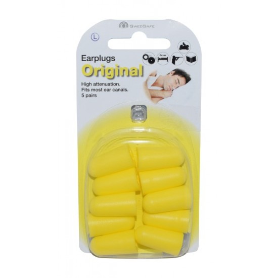 SwedSafe Earplug 5pairs Original Large 