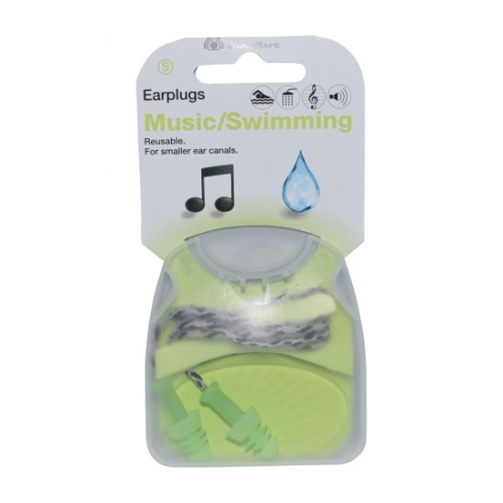 SwedSafe Earplug 1pair Music & Swimming Small