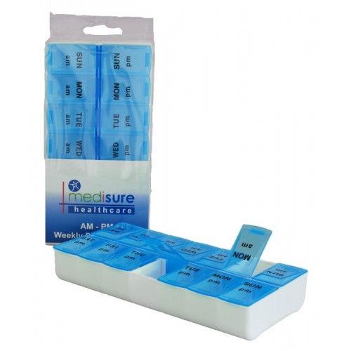 Medisure AM-PM Weekly Pill Organiser