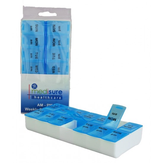 Medisure AM-PM Weekly Pill Organiser