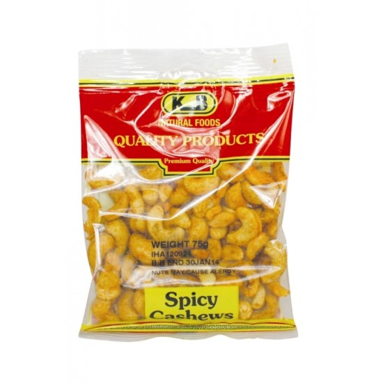 KB Nut Bags 55g Cashews Spicy
