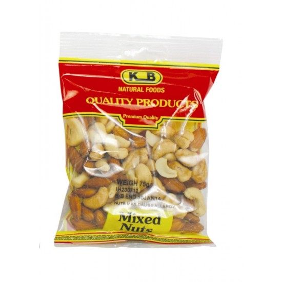 KB Nut Bags 75g Mixed Nut