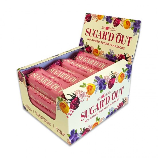 Ma Baker Sugar'd Out Flapjack Bar 50g Raspberry