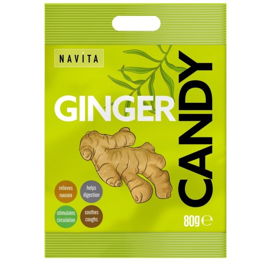 Navita Hard Ginger Candy 80g