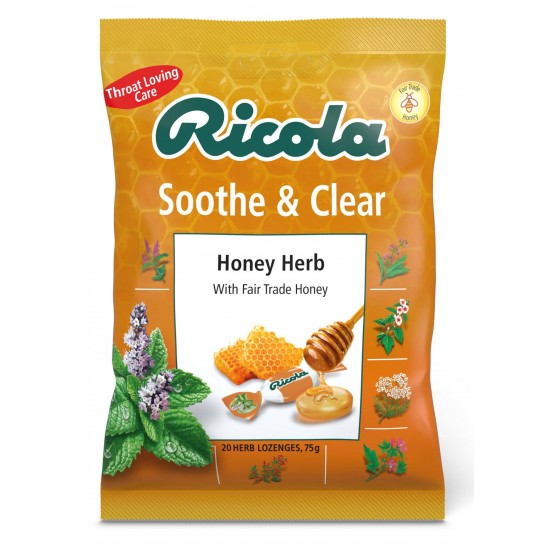 Ricola Bags 75g Honey Herb