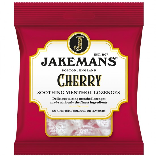 Jakemans Soothing Menthol Lozenges 73g  Cherry