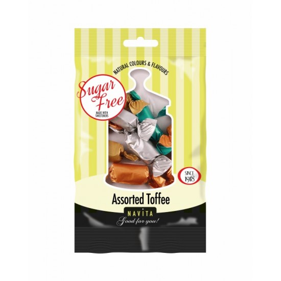 Navita Sugar Free Sweets 70g Assorted Toffee 