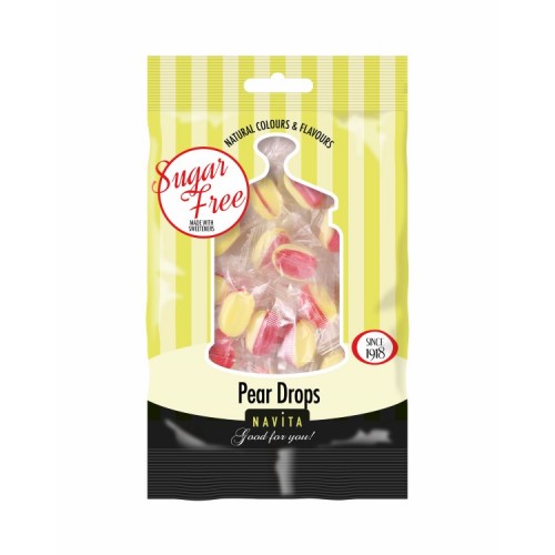 Navita Sugar Free Sweets 70g Pear Drops 