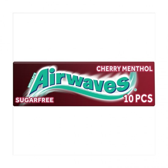 Airwaves Sugar Free Chewing Gum 10pcs Cherry Menthol