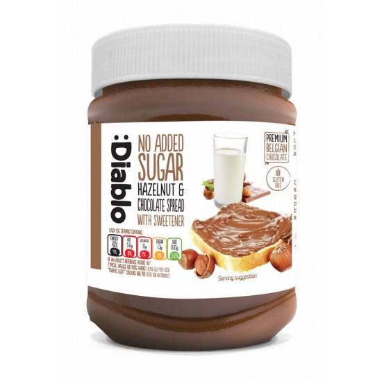 Diablo No Added Sugar Hazelnut & Chocolate Spread 350g