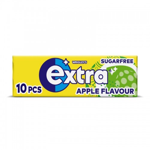 Wrigleys Extra Sugar Free Chewing Gum 10pcs Apple Flavour
