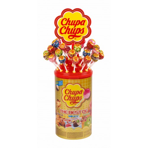 Chupa Chups Lollipops Original (tub with lid display)