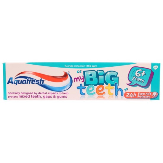 Aquafresh Toothpaste 50ml Big Teeth 6+ Years