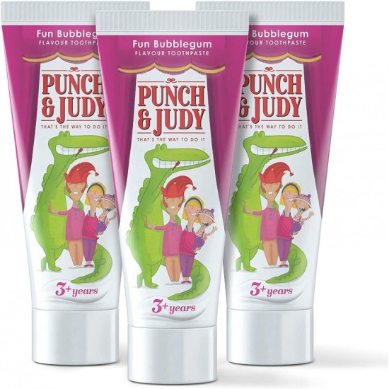 Punch & Judy Toothpaste 50ml Fun Bubblegum 3+ Years