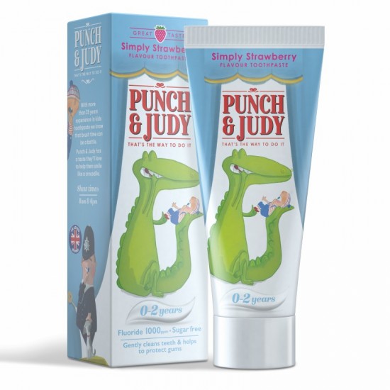Punch & Judy Toothpaste 50ml Simply Strawberry 0-2 Years