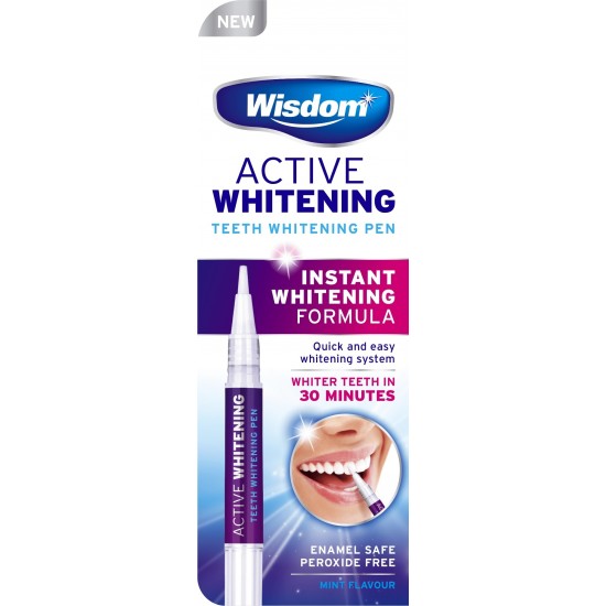 Wisdom Active Whitening Instant Bright Teeth Whitening Pen