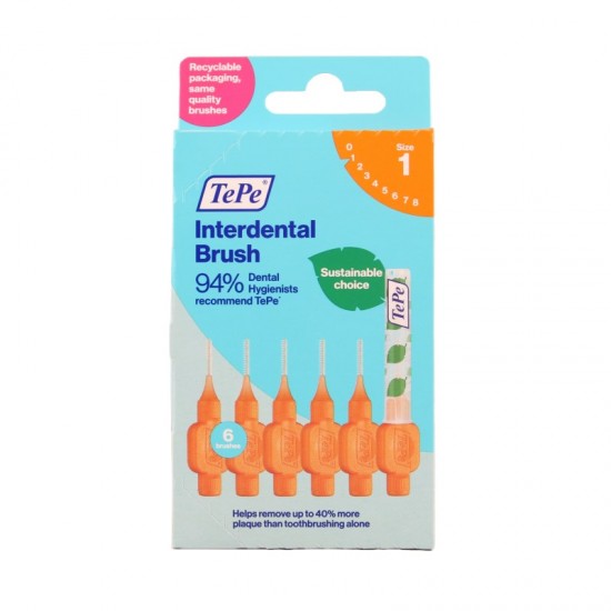 TePe Interdental Brushes Orange 0.45mm(1)  6's