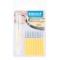 Ekulf Interdental Toothbrushes 0.6mm Yellow 12's