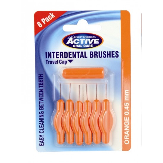 Active Interdental Brushes 0.45mm  6's