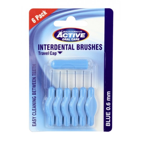 Active Interdental Brushes 0.6mm  6's