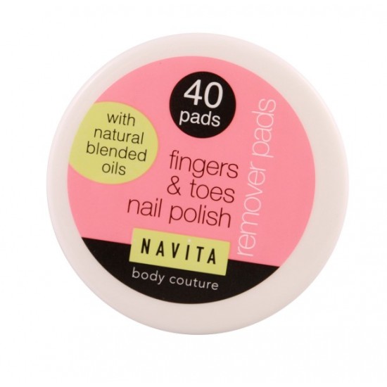 Navita Nail Polish Remover Pads 40's
