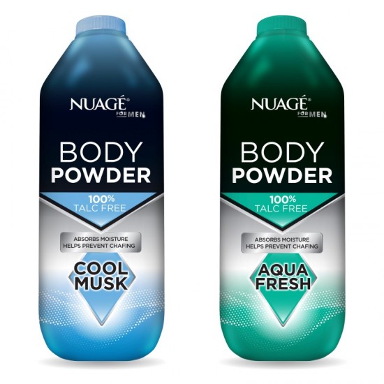 Nuage Body Powder For Men 250g Cool Musk & Aqua Fresh Assorted