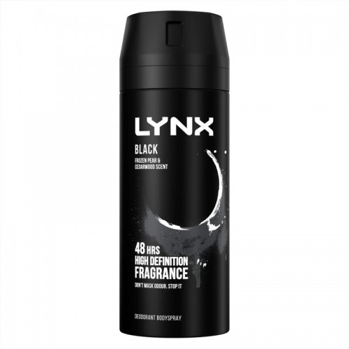 Lynx Body Spray 150ml Black  