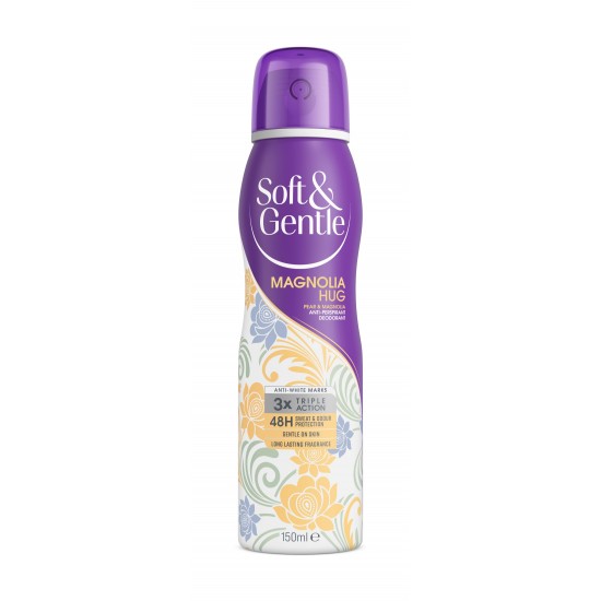 Soft & Gentle Anti-Perspirant 150ml Magnolia Hug