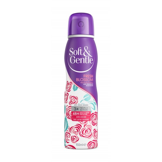 Soft & Gentle Anti-Perspirant 150ml Fresh Blossom