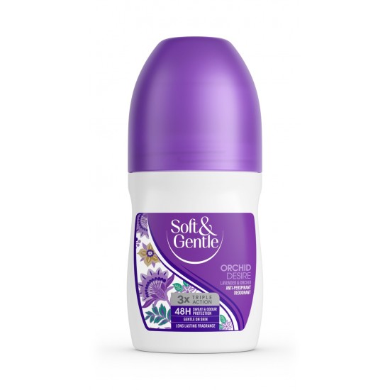 Soft & Gentle Roll-on 50ml Orchid Desire