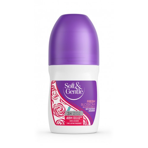 Soft & Gentle Roll-on 50ml Fresh Blossom