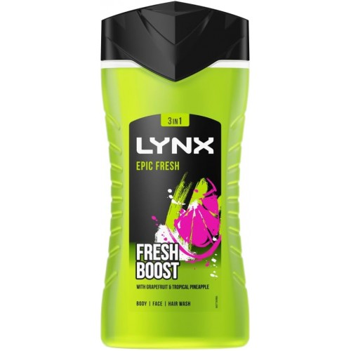 *DISCONTINUED*Lynx Body Wash 225ml Epic Fresh