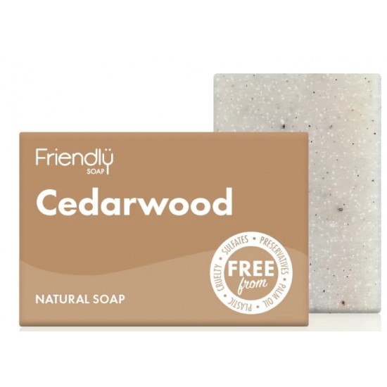 Friendly Bar Soap 95g Cedarwood