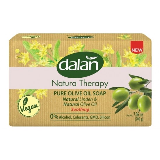 Dalan Natura Therapy Pure Olive Oil Soap 200g Natural Linden - Soothing 