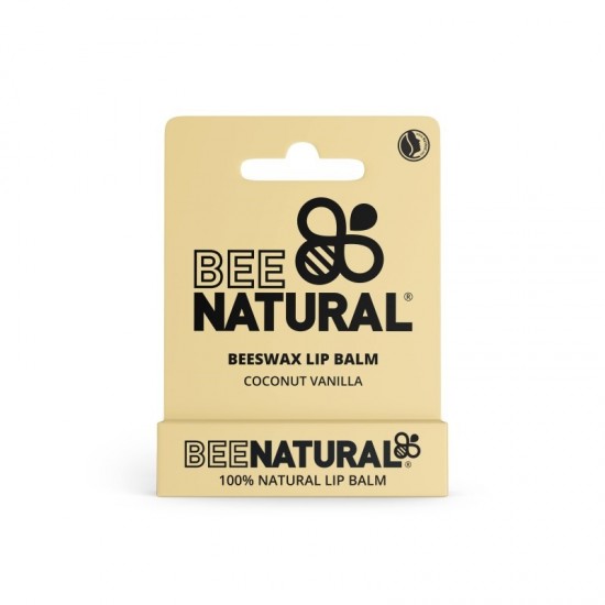 **BeeNatural Beeswax Lip Balm 4.2g Coconut Vanilla