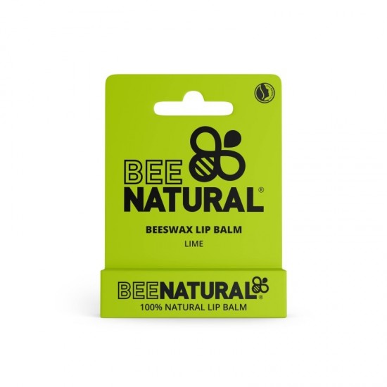 BeeNatural Beeswax Lip Balm 4.2g Lime