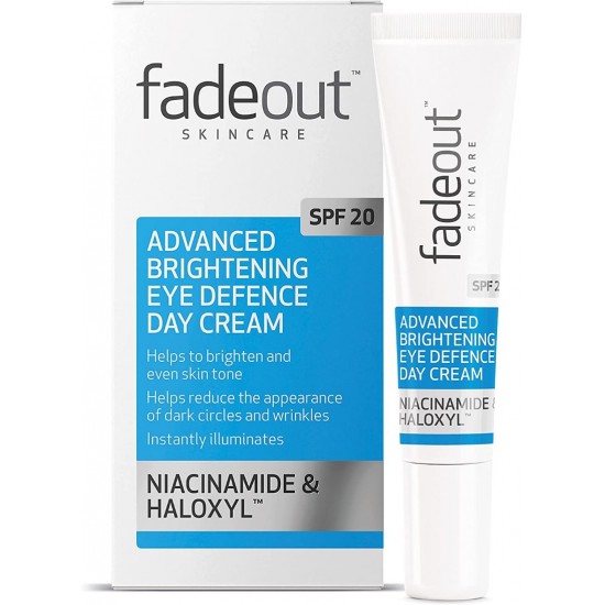 Fadeout Skincare Advanced Brightening Eye Defence Day Cream SPF20 15ml